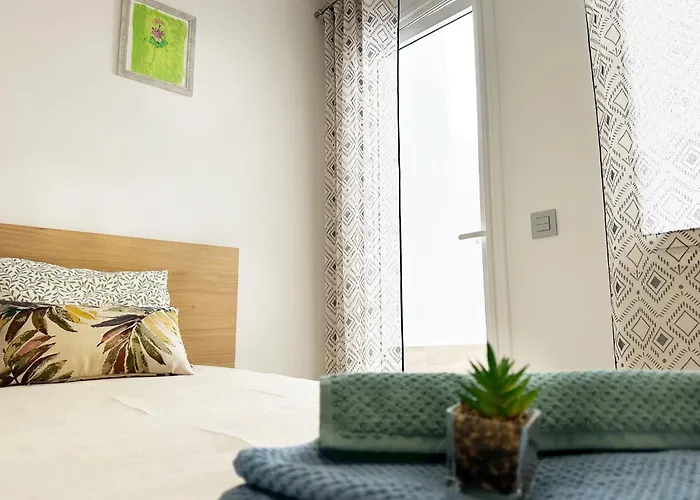 Апартаменты New Two Bedroom Apartment, Big Terrace & Sea View, *